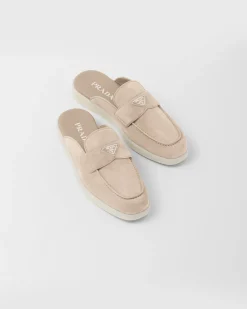 Hombre Prada SANDALIAS|MOCASINES^Zuecos De Ante