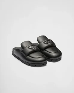 Mujer Prada PANTUFLAS Y CHINELAS^Zuecos De Napa Soft