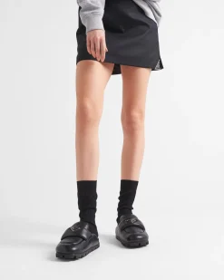 Mujer Prada PANTUFLAS Y CHINELAS^Zuecos De Napa Soft