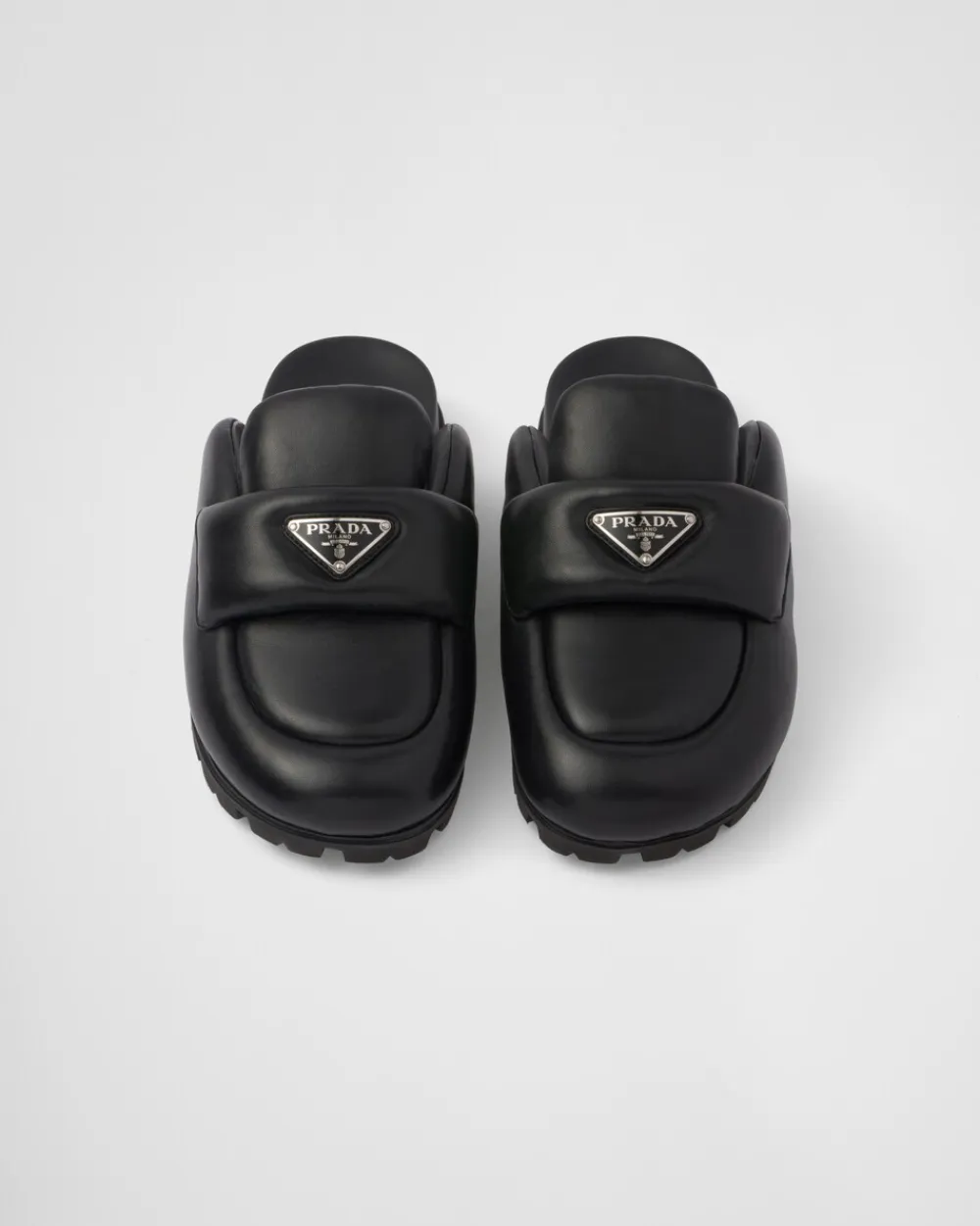 Mujer Prada PANTUFLAS Y CHINELAS^Zuecos De Napa Soft