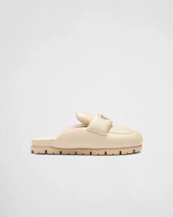 Mujer Prada PANTUFLAS Y CHINELAS^Zuecos De Napa Soft