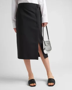 Mujer Prada PANTUFLAS Y CHINELAS^Zuecos En Napa Acolchada