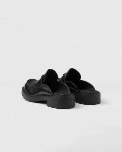 Hombre Prada MOCASINES^Zuecos En Piel Cepillada